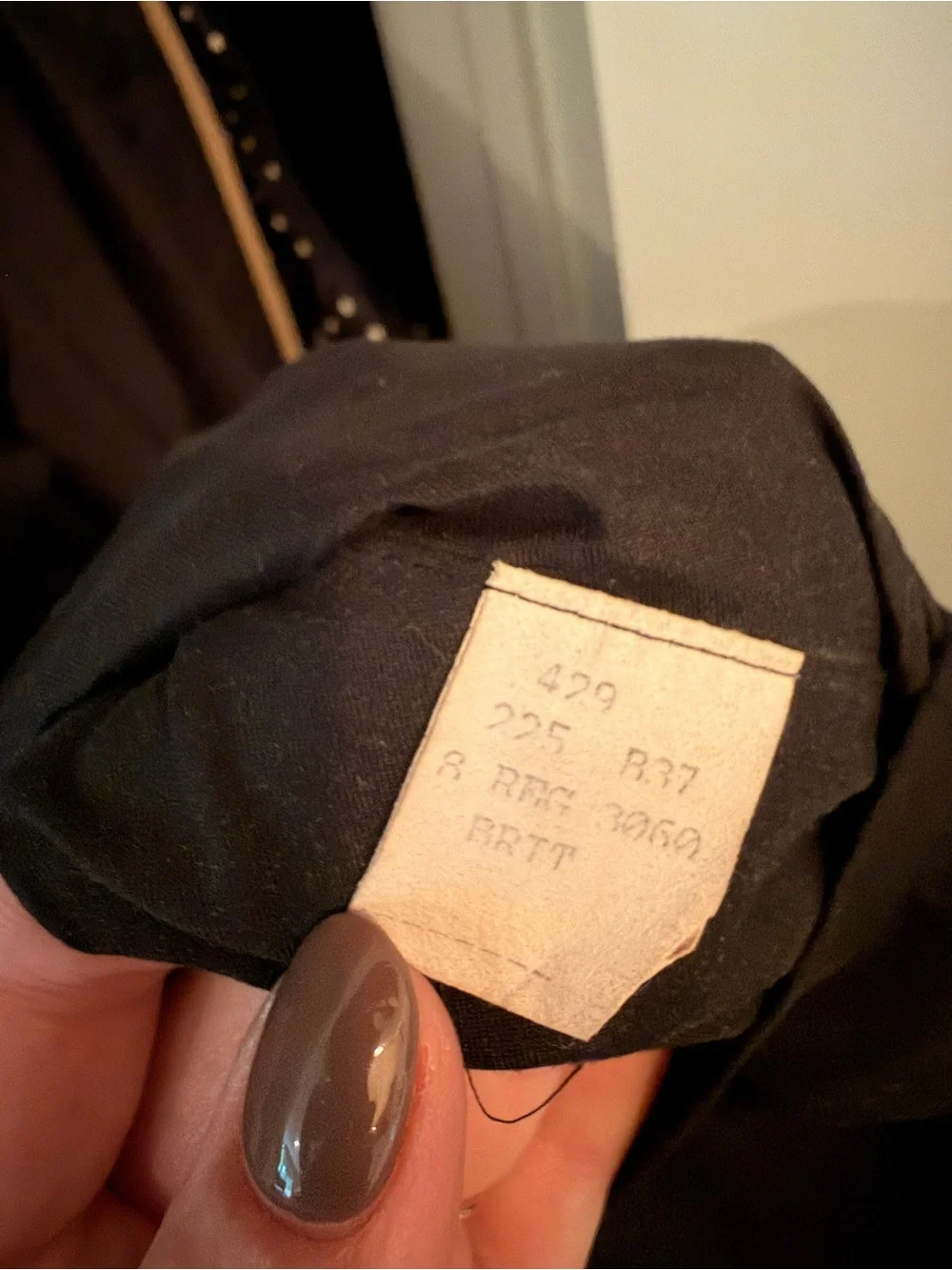 Vintage Burberry London Black Trench Coat with Signature Check Trim - Picture 6 of 6